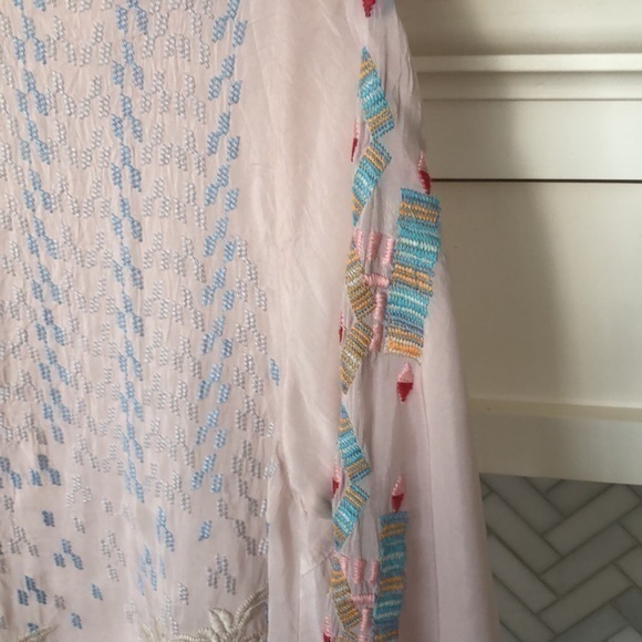 Johnny Was Tunic top heavily embroidered all over extra small gorgeous colors - Picture 15 of 16